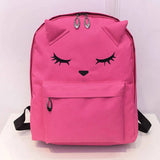 Small School Backpack Student Bookbag with Front Pocket Women Shoulder Bag