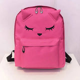 Small School Backpack Student Bookbag with Front Pocket Women Shoulder Bag