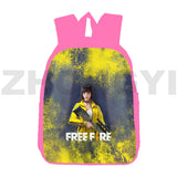3D Game Fire Garena Backpack, Vintage Canvas School Bags