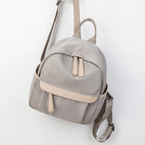 Canvas Mini School Bag for Girls Preppy Style Small Travel Backpack