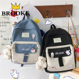 Pink Lovely School Bags for Students, Casual Daypacks for Girls