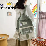 Pink Lovely School Bags for Students, Casual Daypacks for Girls
