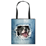 Pet Women Shoulder Bag Puppy Kitten Ladies Handbag Teenager Girls Canvas