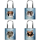 Pet Women Shoulder Bag Puppy Kitten Ladies Handbag Teenager Girls Canvas
