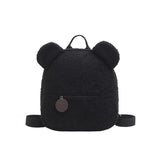 Bear Backpacks Portable Children Solid Travel Rucksacks
