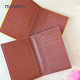 Bear Passport Cover PU Leather Case Travel Wallet