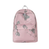 Bear Print Women Waterproof Travel Book Backpack Female Laptop Bag