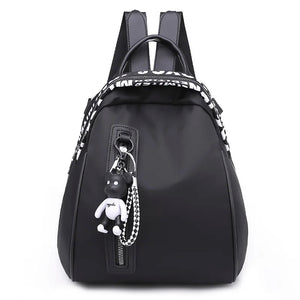 Bear Women Backpack Nylon Backpacks For Teenage Girls School Shoulder Bag