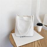 Bear Women Canvas Handbags All-match Ladies Shoulder Bag Large Capacity