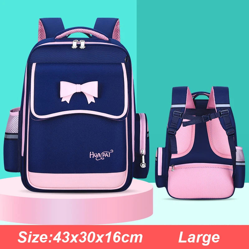 Bow Kids School Bags Primary School Backpack For Girls