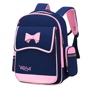 Bow Kids School Bags Primary School Backpack For Girls