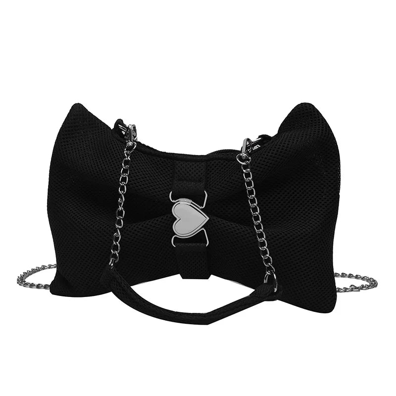 Sweet Chains Crossbody Bag for Women with Bow Detail
