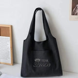 Canvas Vest Bag Women Tote Bag Casual Shoulder Bag