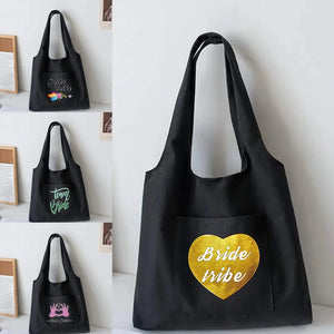 Canvas Vest Bag Women Tote Bag Casual Shoulder Bag