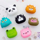 Candy Cartoon Animal Silicone Coin Bag Women Small Wallet