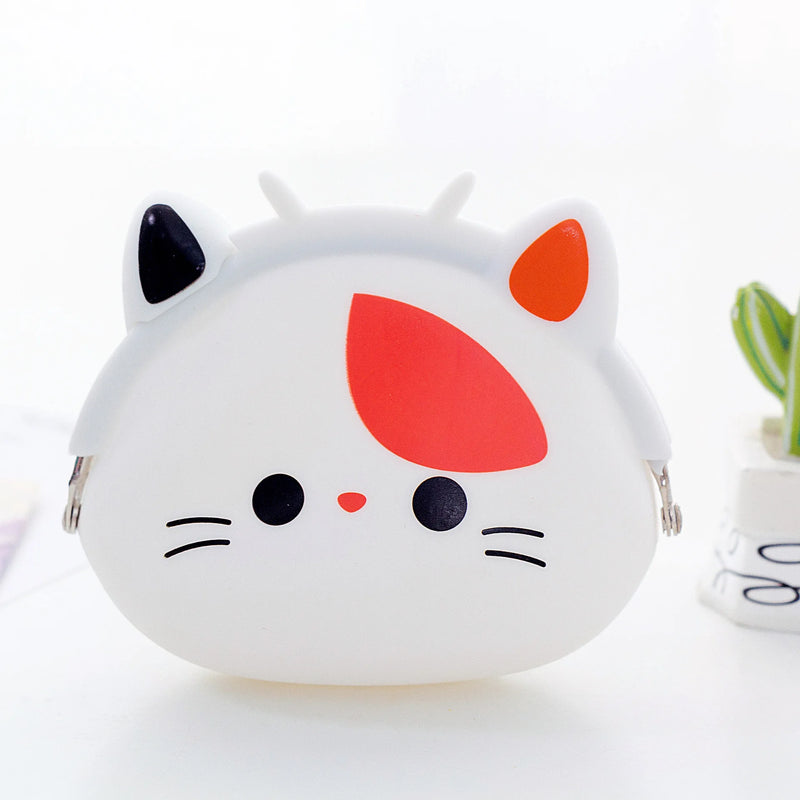 Candy Cartoon Animal Silicone Coin Bag Women Small Wallet