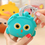 Candy Cartoon Animal Silicone Coin Bag Women Small Wallet