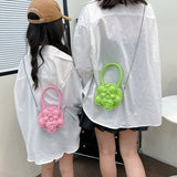 Candy Flower Crossbody Bag Handbags Portable Shoulder Bag