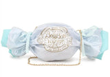Candy Handbags PVC Clutches Chain Crossbody Mini Messenger Bag for Women