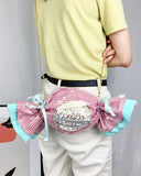 Candy Handbags PVC Clutches Chain Crossbody Mini Messenger Bag for Women