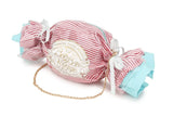 Candy Handbags PVC Clutches Chain Crossbody Mini Messenger Bag for Women