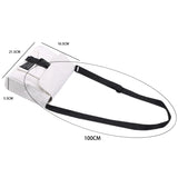Canvas Shoulder Bag Crossbody Messenger Shopping Handbag Purse Solid Color