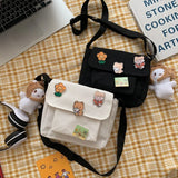 Canvas Small Bag Harajuku Diagonal Bag Student Shoulder