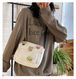Canvas Small Bag Female Harajuku Diagonal Bag Student Shoulder Bag
