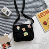 Canvas Small Bag Female Harajuku Diagonal Bag Student Shoulder Bag