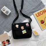 Harajuku Diagonal Bag Canvas Small Bag