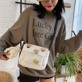 Canvas Small Bag Female Harajuku Diagonal Bag Student Girl