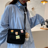 Canvas Small Bag Female Harajuku Diagonal Bag Student Girl