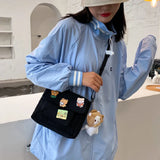 Canvas Small Bag Female Harajuku Diagonal Cross Bag Student Girls Handbags