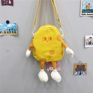 Japanese Cartoon Crossbody Bags for Girls Messenger Bag Clutch Purse