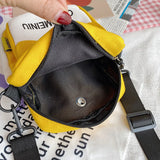 Canvas Small Crossbody Bag for Women Student Youth Shoulder Bag