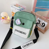 Canvas Small Crossbody Bags for Women Youth Shoulder Bag