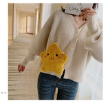 Plush Crossbody Mini Shoulder Bag for Women Lady