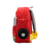 3D Fire Truck Kids School Bag Plush Gift for Toddler Children Backpacks