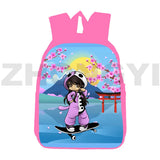 Aphmau 3D Print Backpack for Girls Pink Anime Bookbag 12/16 Inch School Back Pac
