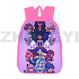 Aphmau 3D Print Backpack for Girls Pink Anime Bookbag 12/16 Inch School Back Pac