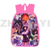 Aphmau 3D Print Backpack for Girls Pink Anime Bookbag 12/16 Inch School Back Pac