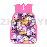 Aphmau 3D Print Backpack for Girls Pink Anime Bookbag 12/16 Inch School Back Pac