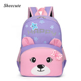 Kids Cartoon Backpack Large Capacity School Bags Boys Girls Bookbag