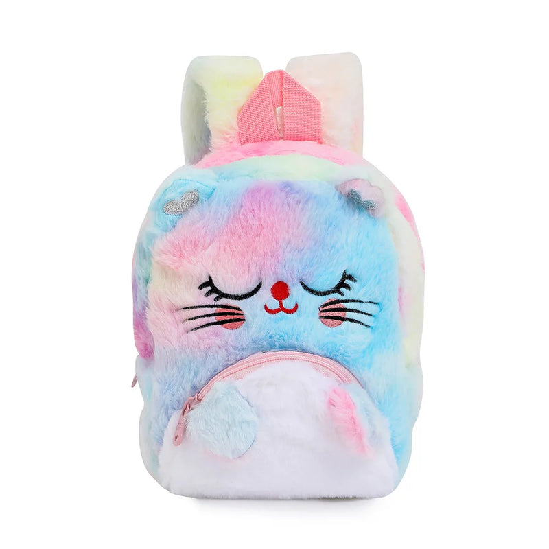 Plush Unicorn Backpack Cartoon Girl Fur Children Schoolbag Kids Gift
