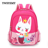 Girls School Backpack Cartoon Design Kindergarten Baby Bags