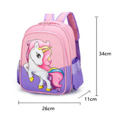 Girls School Backpack Cartoon Design Kindergarten Baby Bags