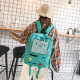 Funny Robot School Bag Game Console Back Packs Large Capacity Travel Bags