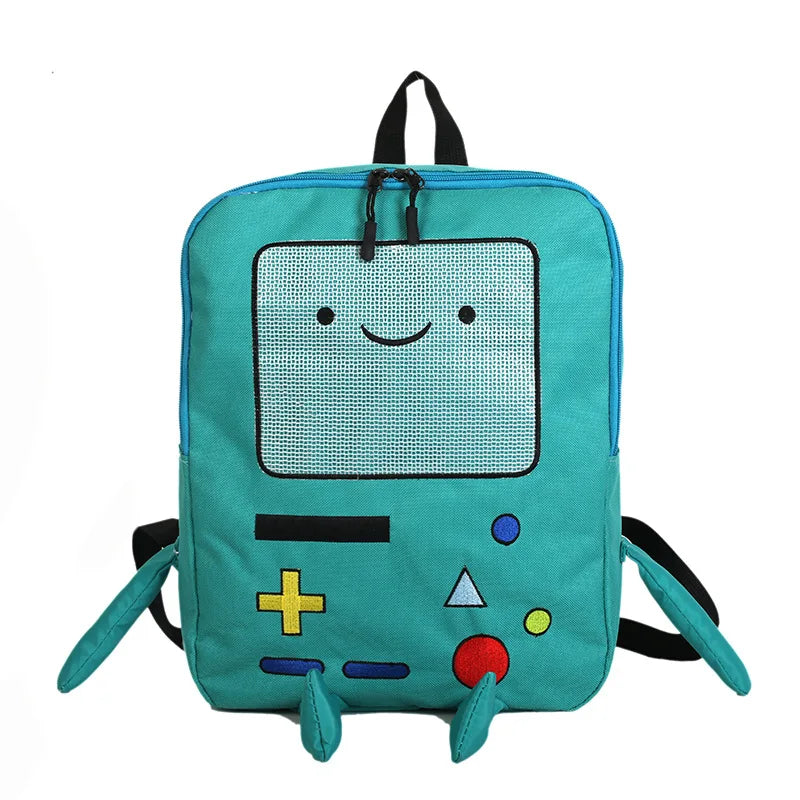 Funny Robot School Bag Game Console Back Packs Large Capacity Travel Bags