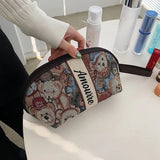Cartoon Bear Cosmetic Bag Large Capacity Portable Wash Bag Travel Storage Bags