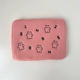 Bear Letters Print Tablet Case Sleeve for IPad 9.7 10.5 11inch